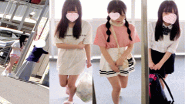 ねんいちさんのJKストーカー盗撮!Vol.3「ゴミ出し、5日分の登校、お出かけ」｜盗撮1919